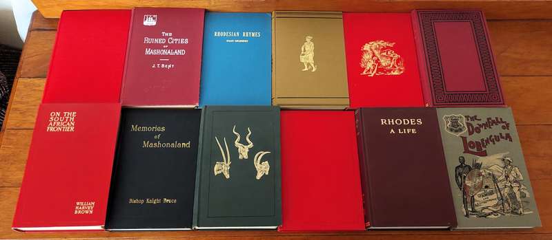 Rhodesiana Reprint Library - Lot of 12 Books
