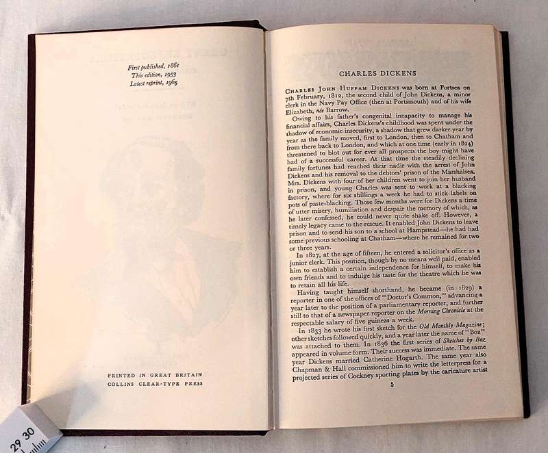 20th Century Classic Collection - Six volumes of varied titles and authors - (Reprints) 1965 -1966