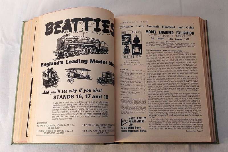 Leather Binder - Model Engineer Exhibition London - Souvenir Handbook & Guide