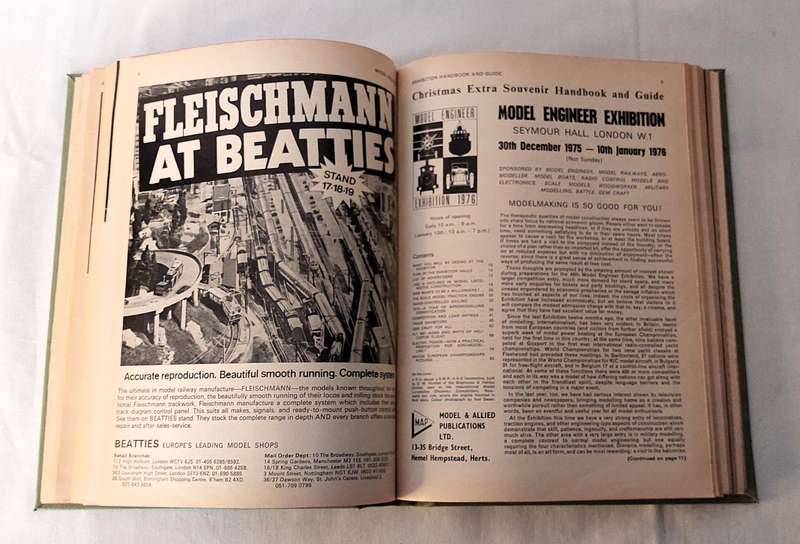 Leather Binder - Model Engineer Exhibition London - Souvenir Handbook & Guide