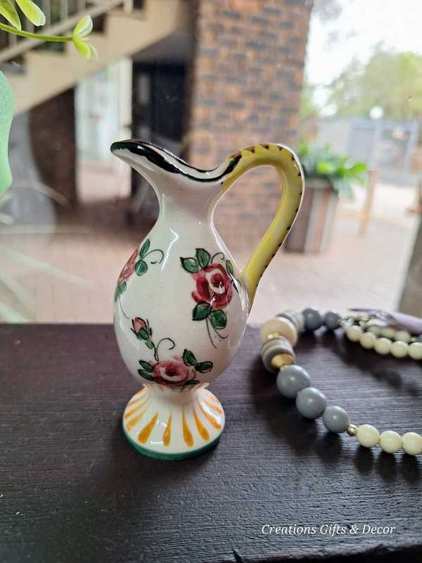 Small Vintage Hand Painted Vase