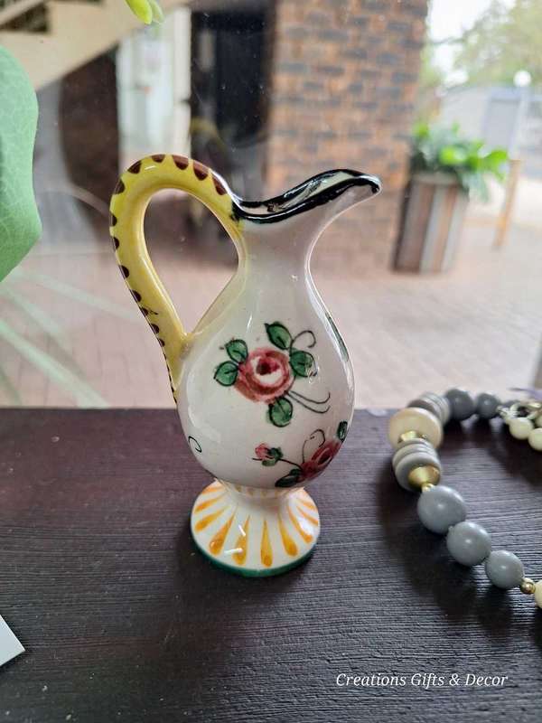 Small Vintage Hand Painted Vase