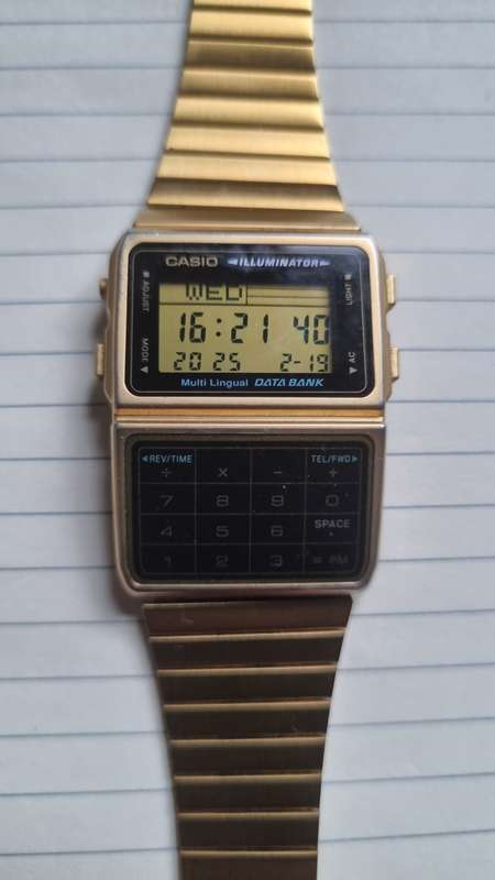 Casio calculator watch
