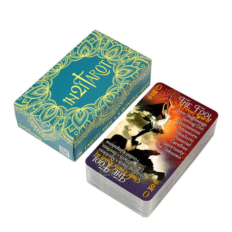 IN2I TAROT 78 CARDS DECK WITH MEANINGS KEYWORDS