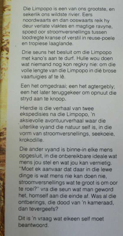 Stroom af deur Francois Odendaal(pragtige avontuur op die Limpopo)