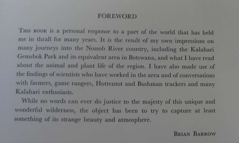 Song of a dry river by Brian Barrow (Kalahari/Nossob river/Dorsland)