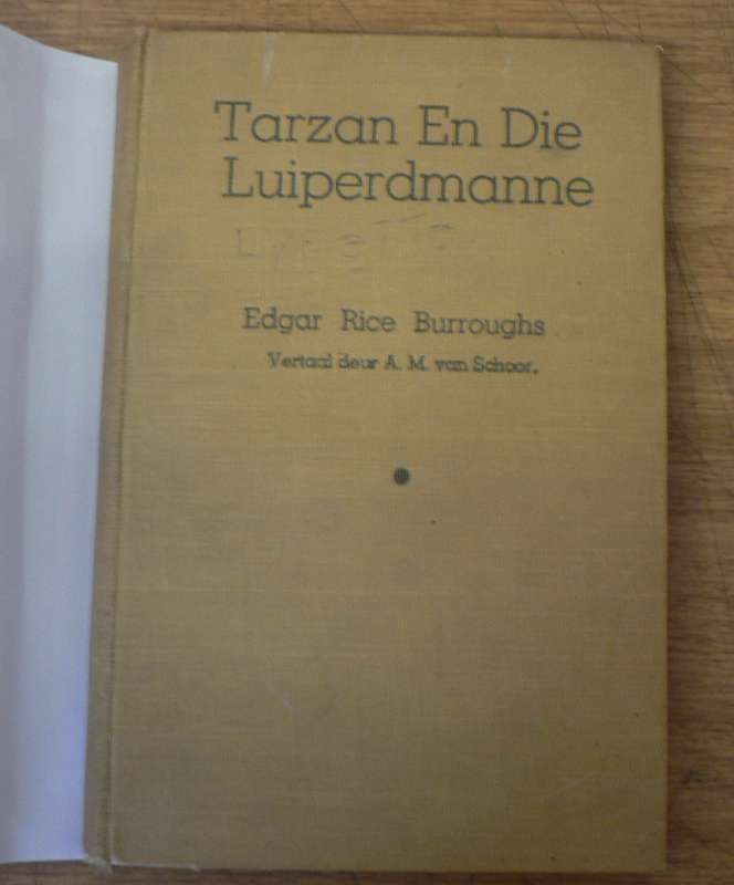 Tarzan en die Luiperdmanne deur Edgar Rice Burroughs(hardeband)
