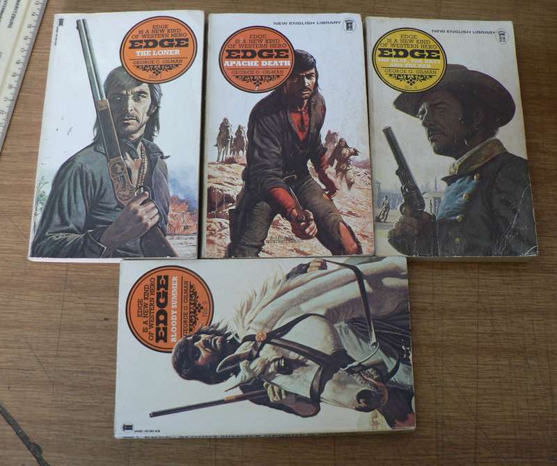 14 x Edge the loner westerns by Geotge G. Gilman (Western)