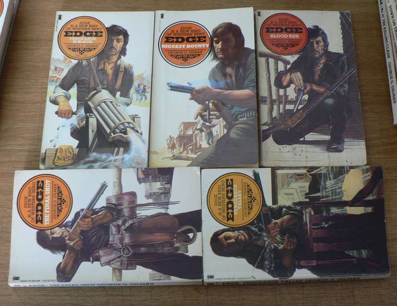 14 x Edge the loner westerns by Geotge G. Gilman (Western)