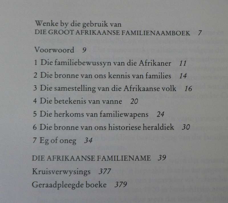 Die Goot Afrikaanse Familienaamboek deur C. Pama