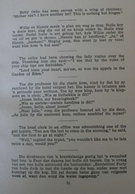 Suid-Afrikaanse grapkoning/SA joke-king deur Richard Fick( SA humor)