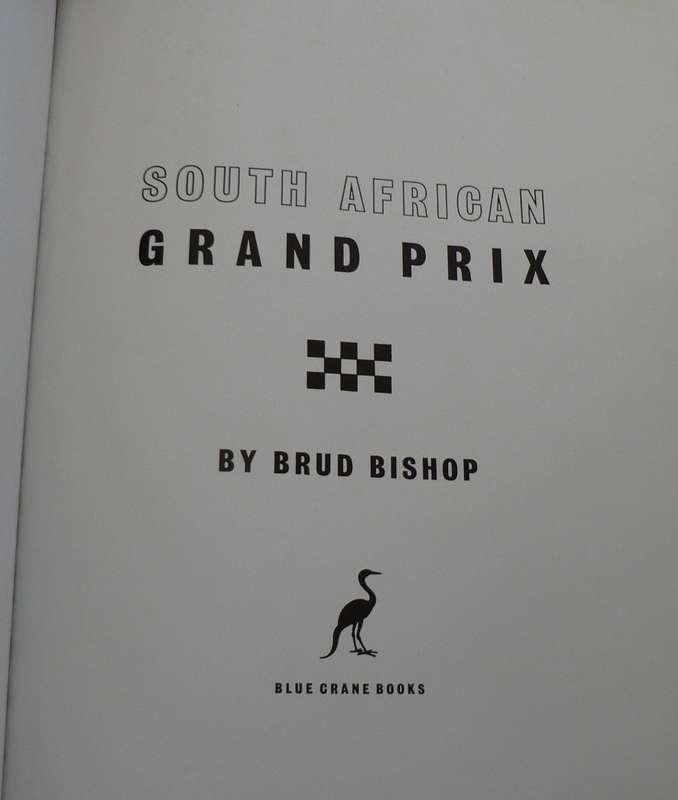South African Grand Prix by Brud Bishop(very, very scarce)