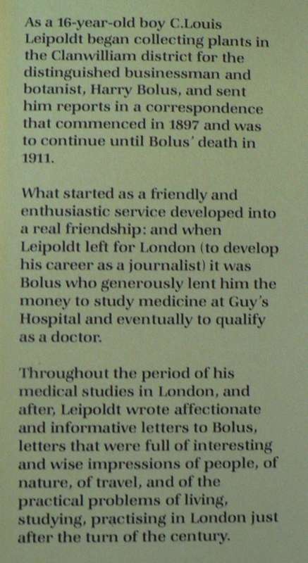 Dear Dr. Bolus letters from C. Louis Leipoldtduring his medical studies abroad.