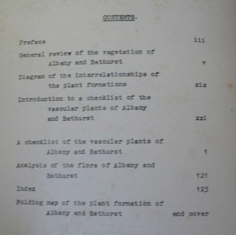 The Flora of Albany and Bathurst(Eastern Cape botany)