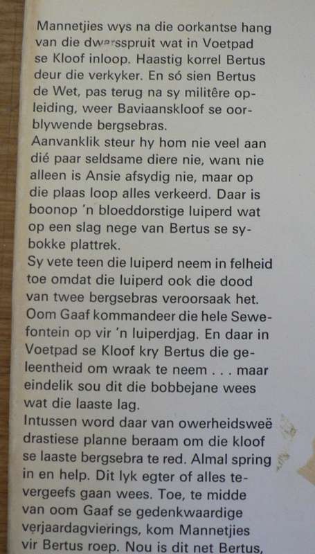 In Voetpad se kloof deur P.H. Nortje