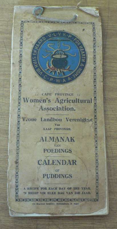 Vroue Landbou Vereeniging van Kaap Provinsie, Almanak van poedings 1933