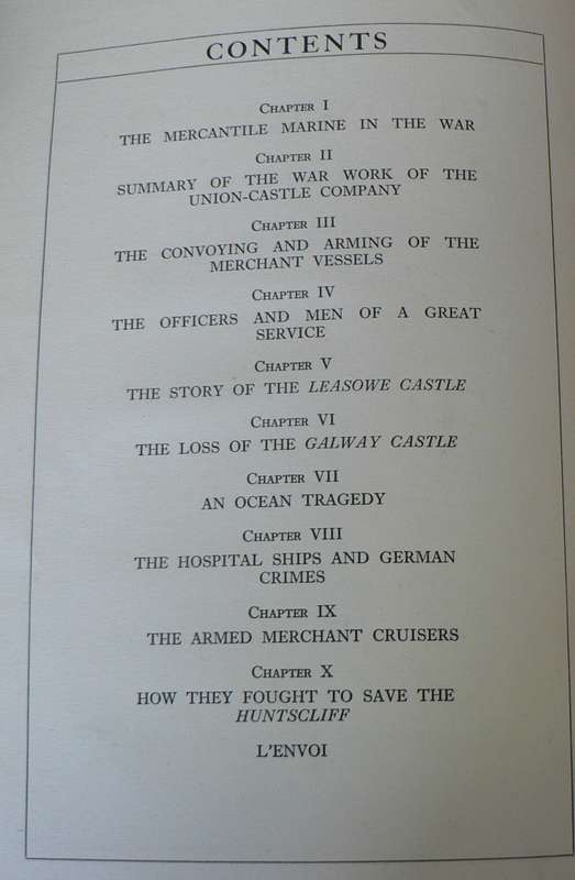 The Union-Castle and the war 1914-1916 (published 1920)