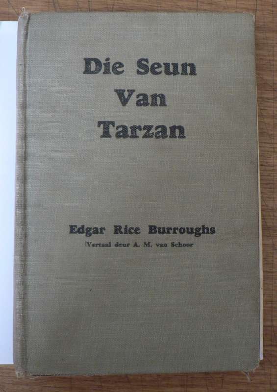 Die seun van Tarzan deur Edgar Rice Burroughs(hardeband)