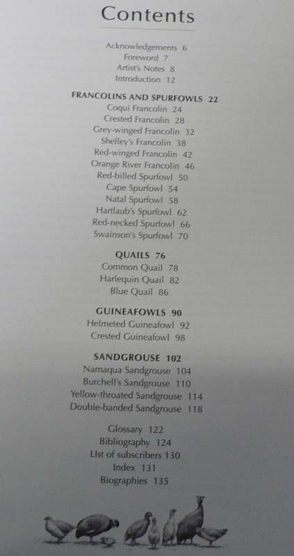 Gamebirds of Southern Africa by Little and Crowe