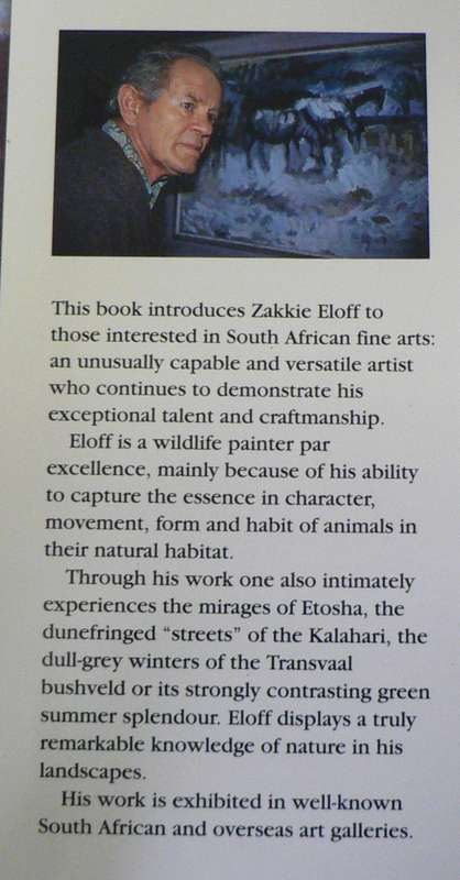 The art of Zakkie Eloff by D.M. Joubert (SA-art)