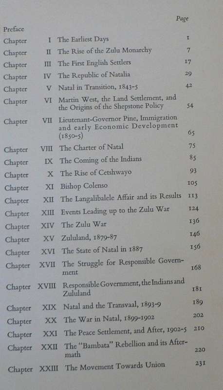 a History of Natal by Brookes and Web(KZN history)
