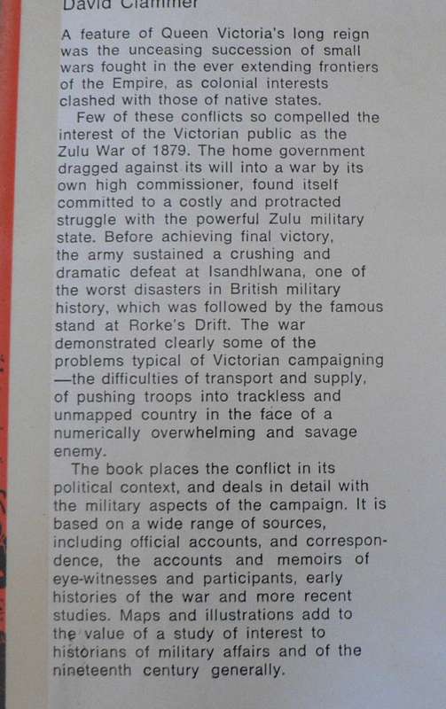 The Zulu war by David Clammer(Anglo-Zulu War)