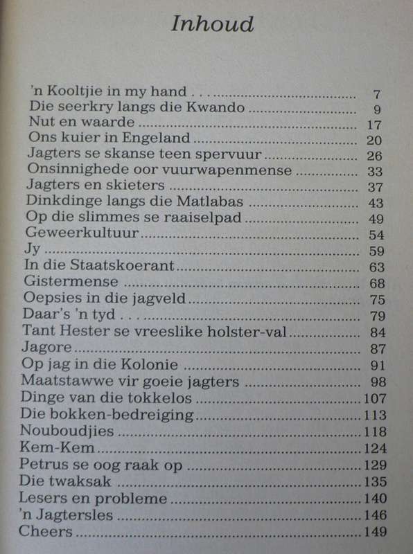 2 X Afrikaanse jagboeke(jagboeke in Afrikaans)