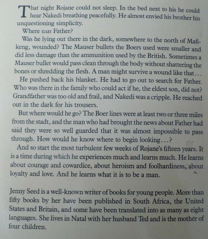 The hungry People by Jenny Seed(Anglo-Boer War background)
