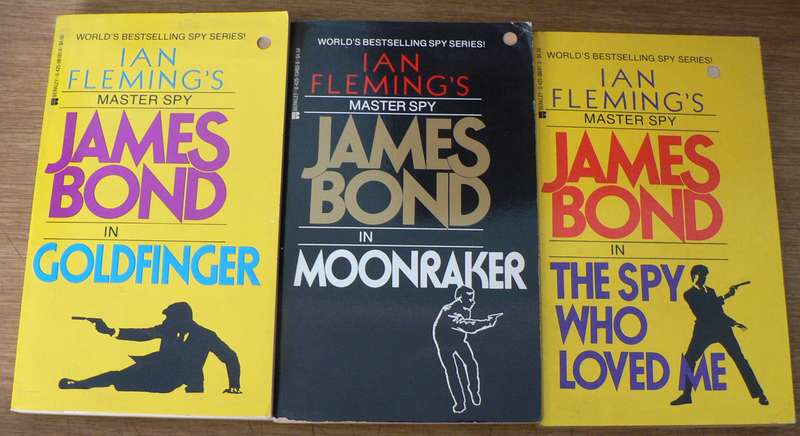 3 x James Bond paperbacks(lot 2)