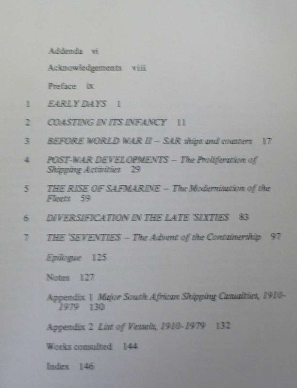2 x SA maritime history books(beautiful SA shipping history)
