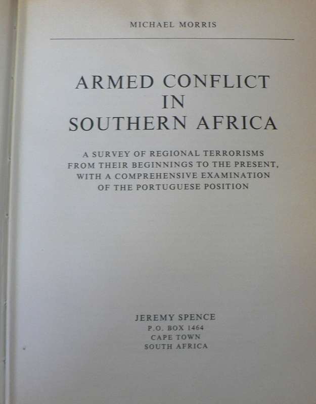 Armed conflict in Southern Africa by Michael Morris