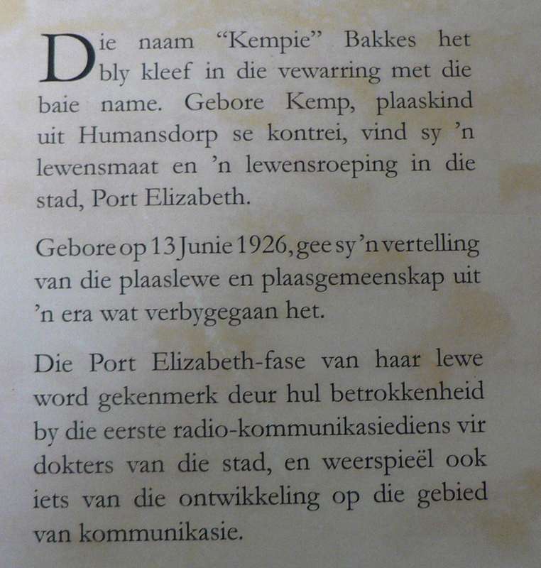 Saartjie van die Suurveld deur Kempie Bakkes (Kouga/Humansdorp, PE memoirs)