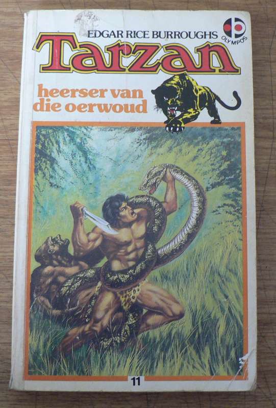 Tarzan heerser van die oerwoud deur Edgar Rice Burroughs(slapband)