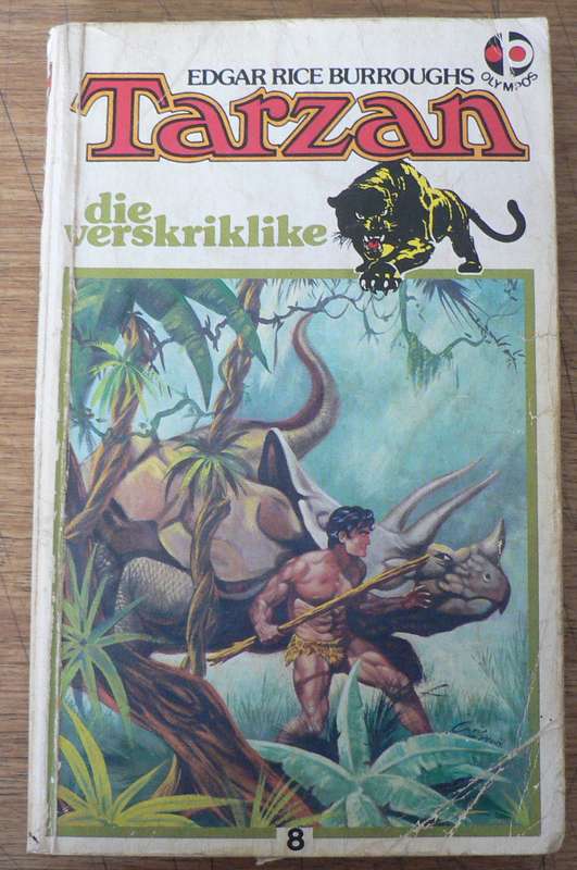 Tarzan die verskriklike deur Edgar Rice Burroughs(slapband)