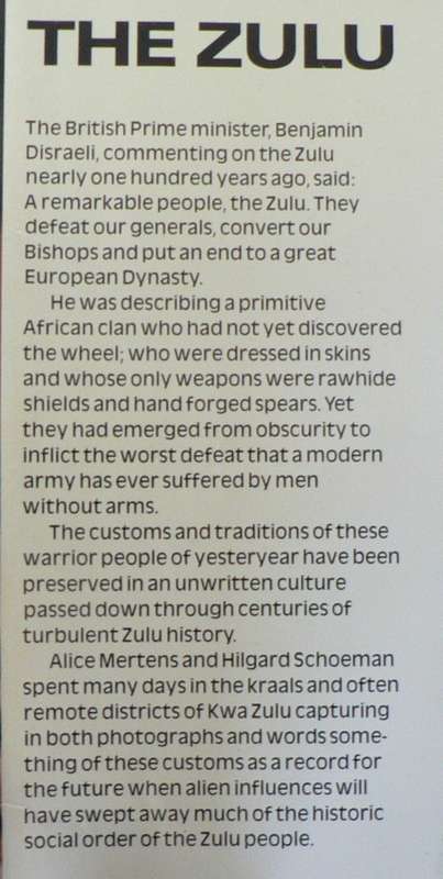 The Zulu by Alice Mertins and Hilgard Schoeman