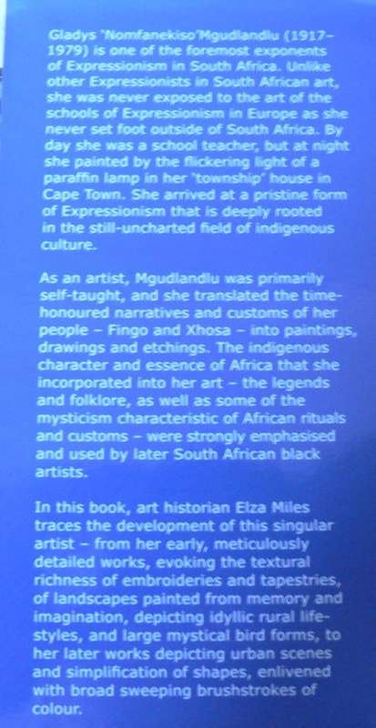 Nomfanekiso who paints at night, the art of Gladys Mgudlandlu(SA-art) scarce