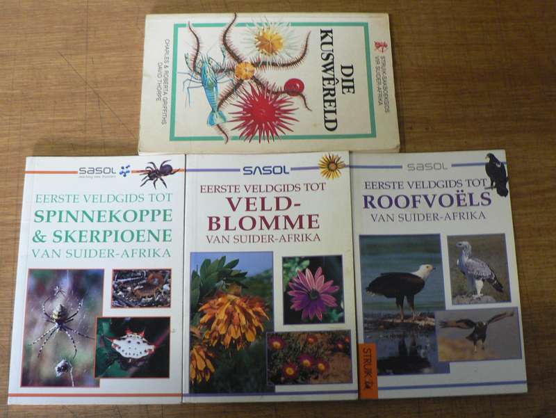 4 x Struik/Sasol natuur sakboekgidse(South African nature books)