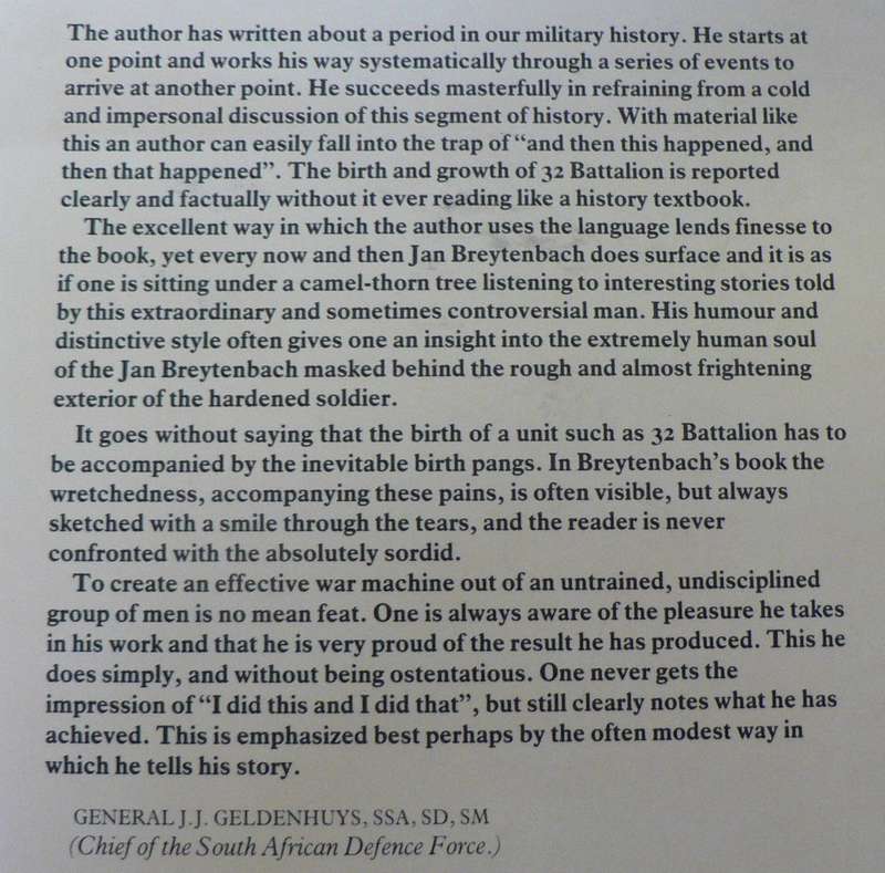 Forged in Battle the birth of 32 Battalion by Col. Jan Breytenbach