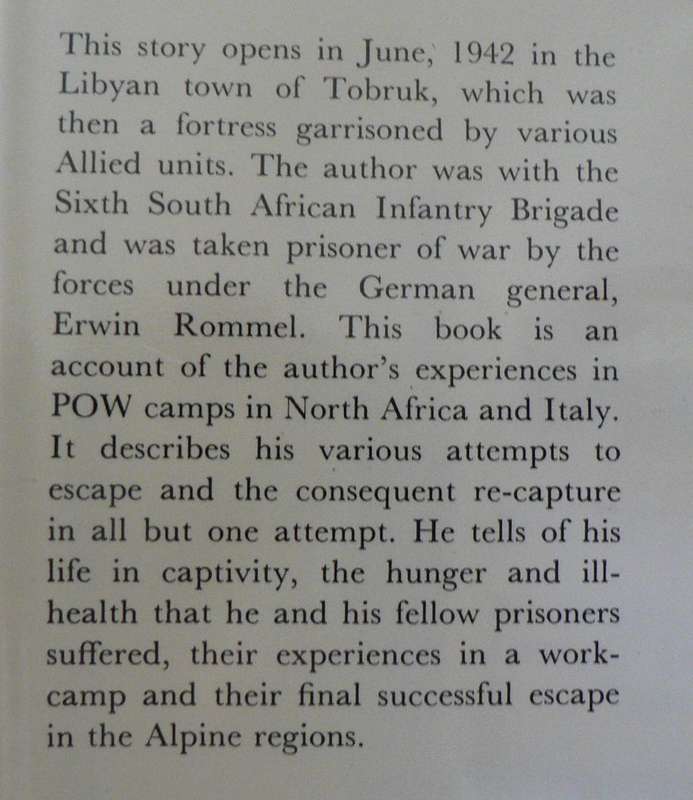Inside the cage by Laurie du Preez (South African POW in WWII)