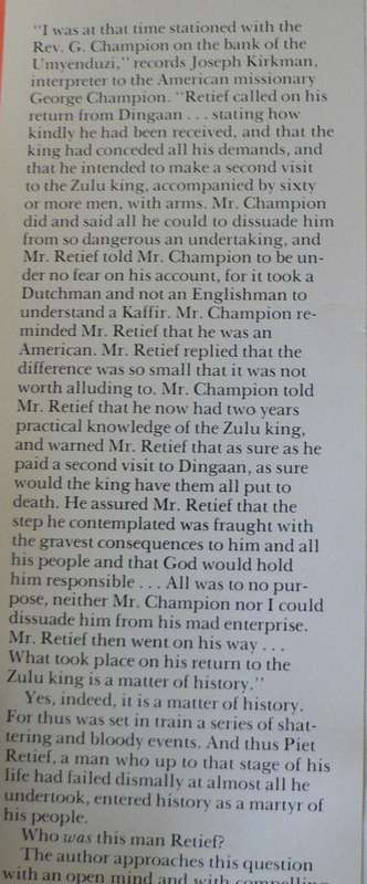 Piet Retief the dubious hero by RU Kenny