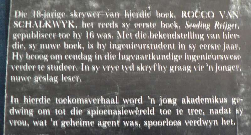 Die Weerstandsbeweging van Ikaros, 2027(Afrikaanse wetenskapfiksie/fantasie)