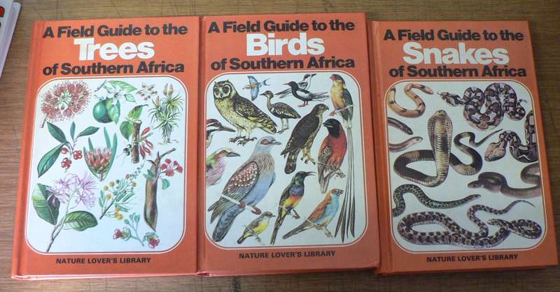 Set of 3 southern African nature Guides (birds, trees and snakes)