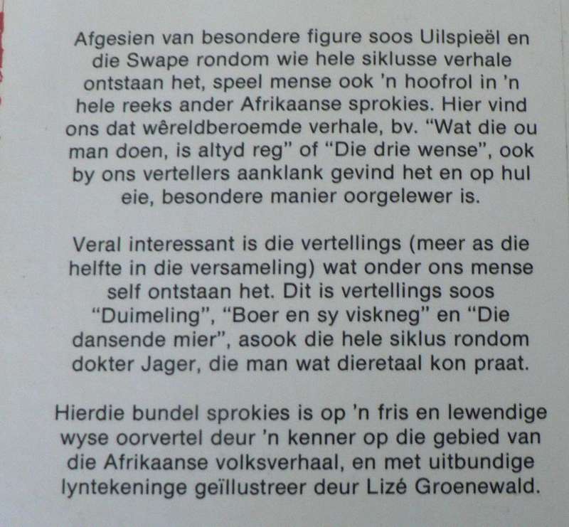 Wensfontein deur Pieter W. Grobbelaar.(Afrikaanse oustories)