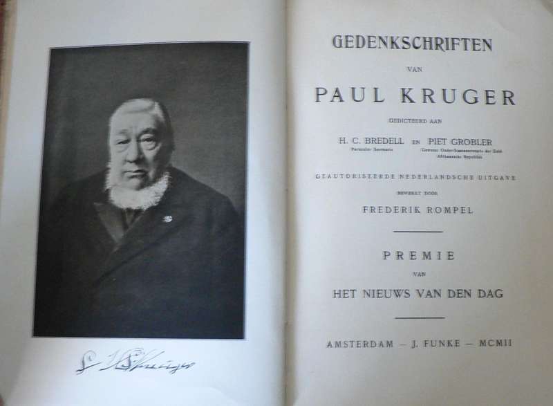 Gedenkschriften van Paul Kruger (oorspronklike Nederlande uitgawe 1902)