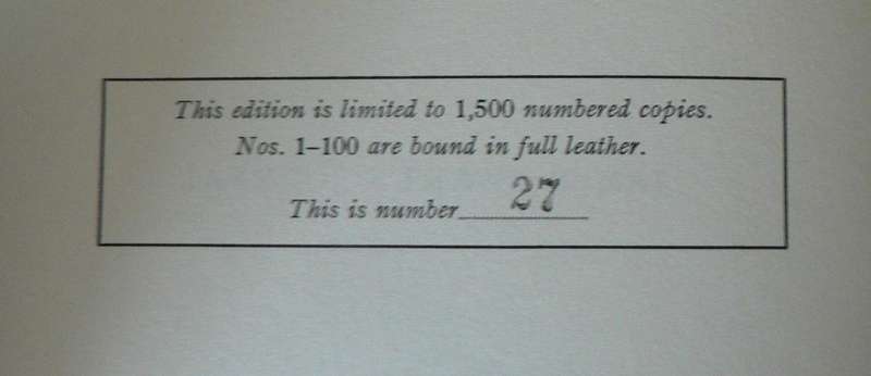 James Ewart's Journal covering his stay at the Cape of Good Hope(full leather/ no 27 of 100)