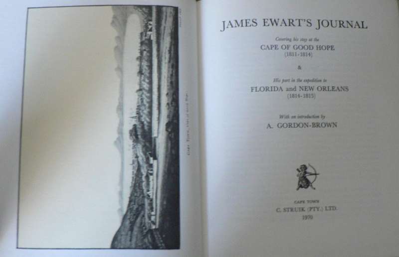 James Ewart's Journal covering his stay at the Cape of Good Hope(full leather/ no 27 of 100)