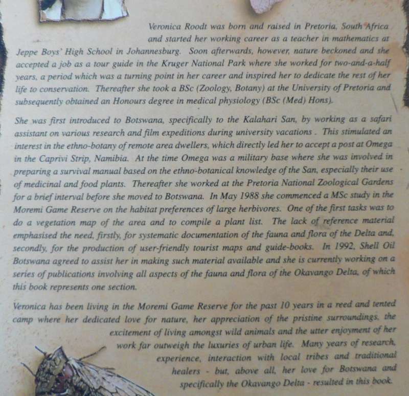 Trees and Shrubs of the Okavango Delta vol 1 by Veronica Roodt