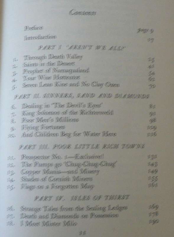 Thirstland Treks by Carel Birkby (Northern Cape history)