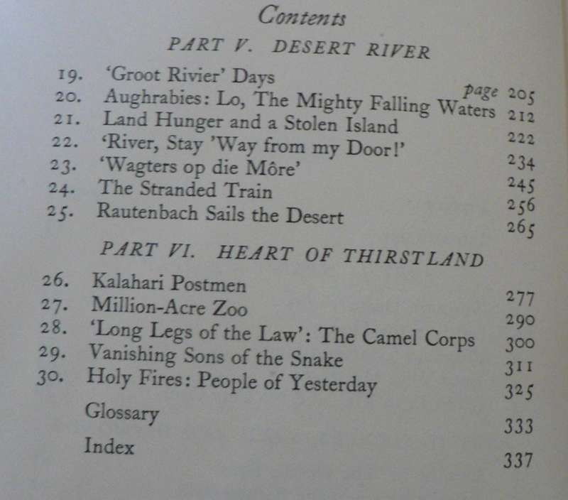 Thirstland Treks by Carel Birkby (Northern Cape history)