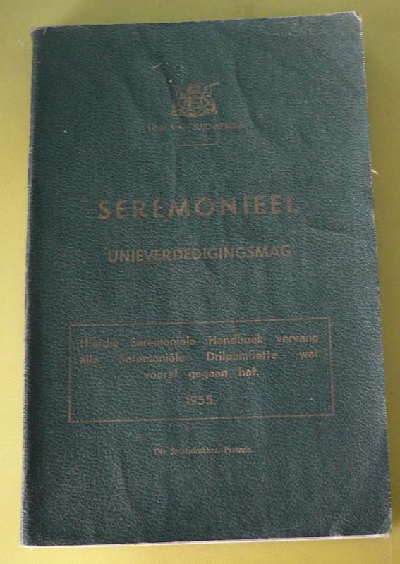 Serimonieel. Unie Verdedigingsmag Handleiding 1955